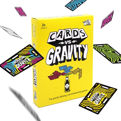 Big Potato Cards vs Gravity: The Gravity-Defying, Card-Balancing Game | Fun Card Game | 2+ players