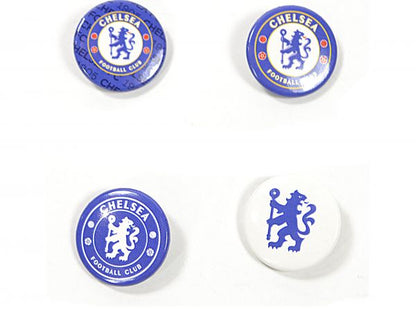 Chelsea FC Button Badge Set 4 Pack