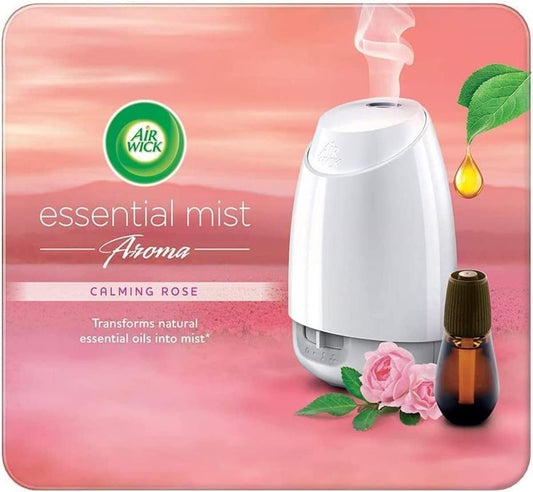 AirWick Air Freshener Essential Oils Starter Kit, Calming Rose