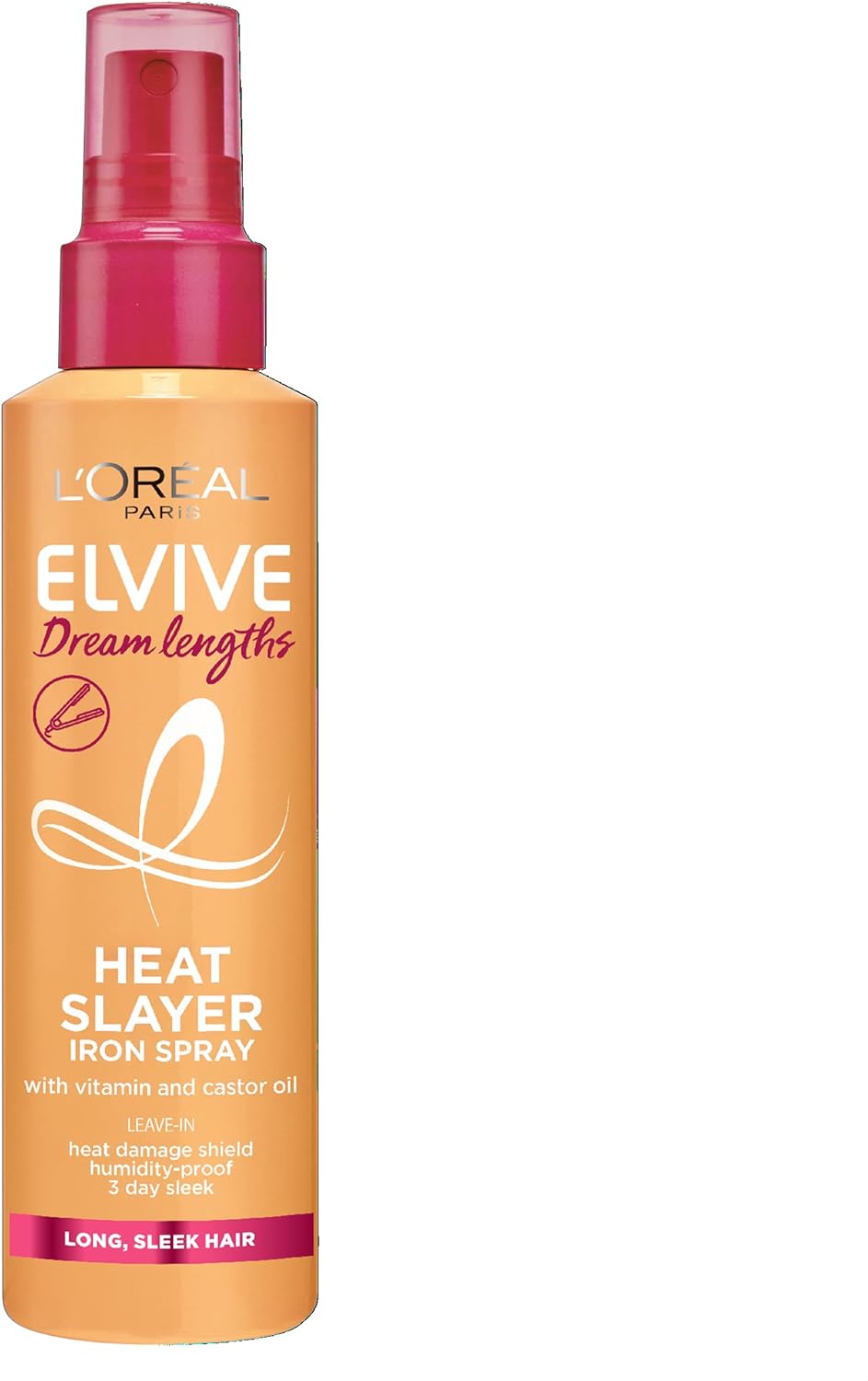 Dream Lengths Heat Slayer Spray by L'Oreal Elvive for Long, Sleek Hair 150ml