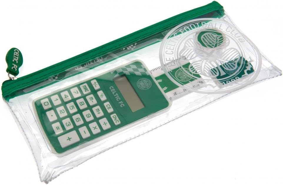 Celtic Big Logo Clear Exam Stationery Set | Official Merchandise