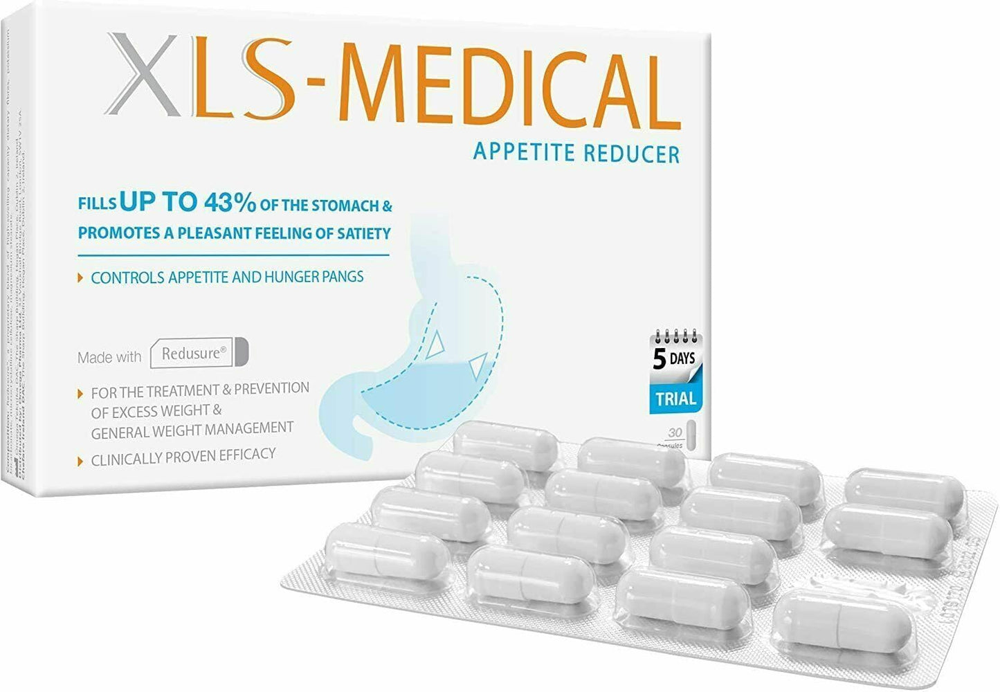 XLS Medical Appetite Reducer Diet Caspules for Weight Loss 30 Capsules