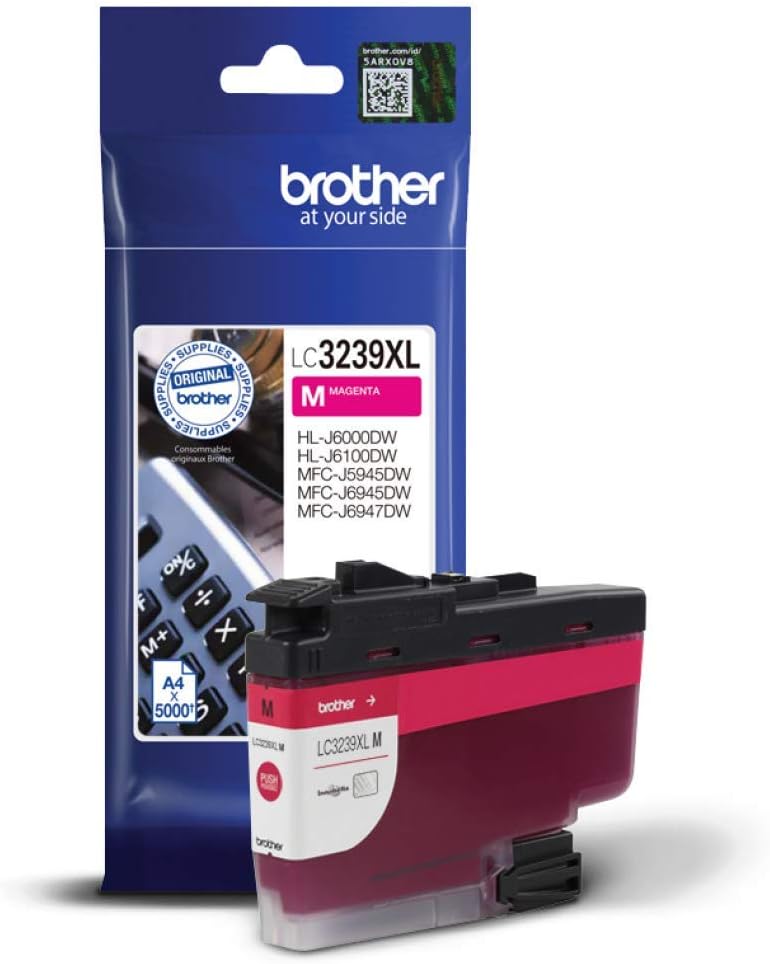 Brother LC3239XLC - Cyan - original - ink cartridge - for Brother HL-J6000DW, HL-J6100DW, MFC-J5945DW, MFC-J6945DW, MFC-J6947DW