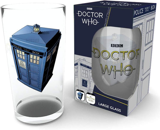 Doctor Who Tardis 400ml Glass