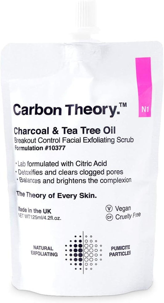 Carbon Theory Charcoal & Tea Tree Exfoliating Face Scrub