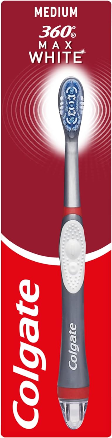 Colgate 360 Max White Sonic Power Medium Toothbrush