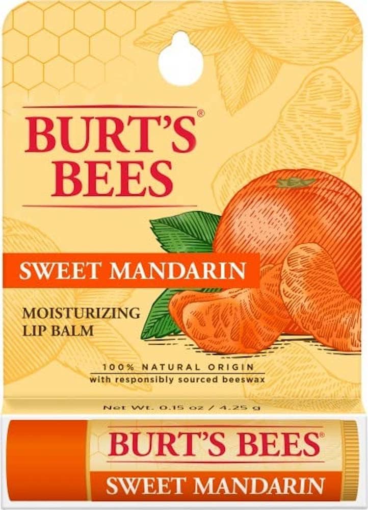 Burts Bees Sweet Mandarin Moisturizing Lip Balm