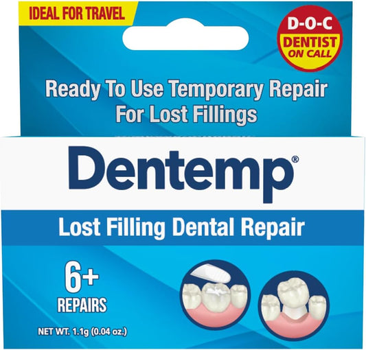 Dentemp Loose Cap and Lost Filling Repair 6+ Repairs