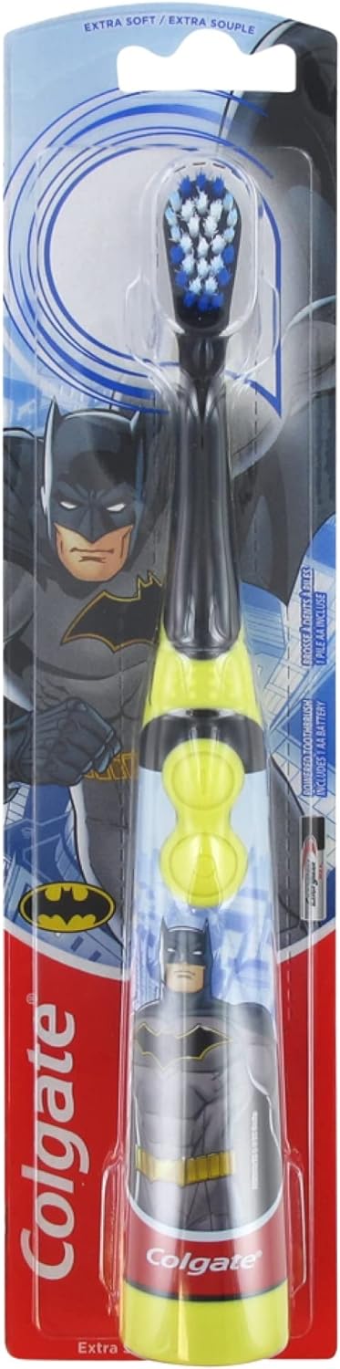 Colgate Kids Batman Extra Soft Battery Toothbrush, 3+ Years