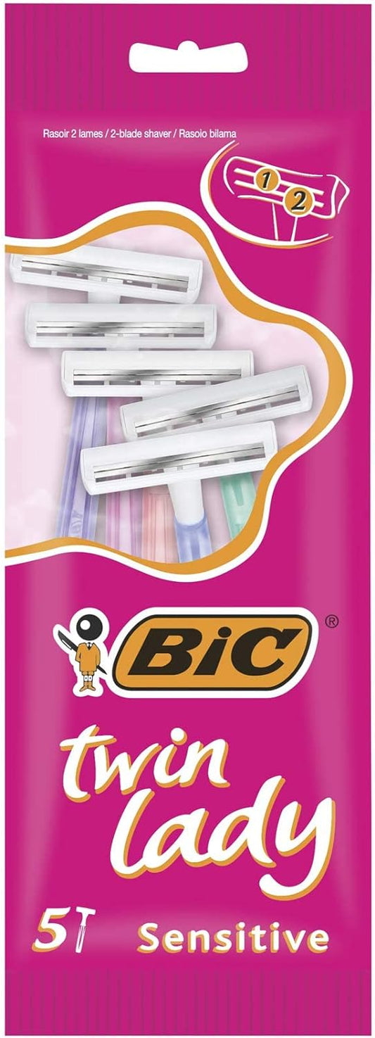 BIC Twin Lady Sensitive Razor 5PK