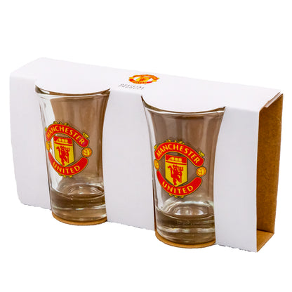 Manchester United FC 2pk Shot Glass Set