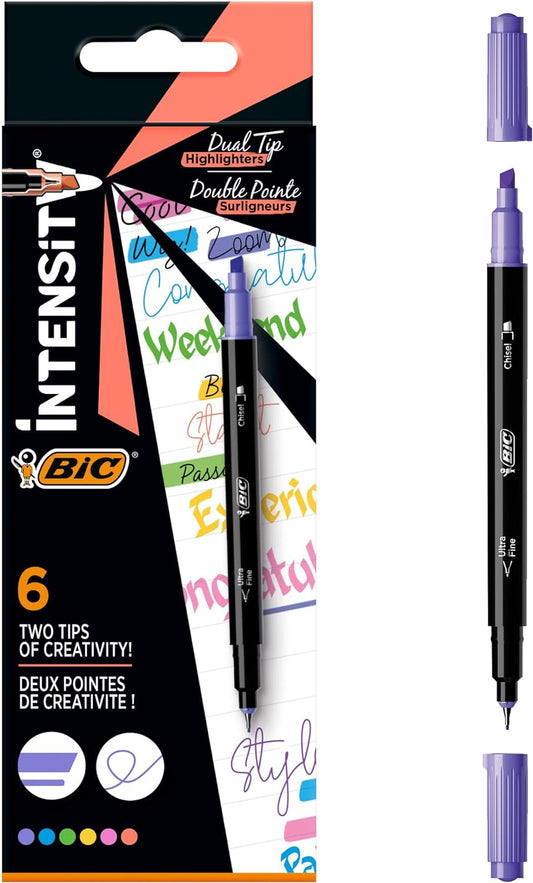 Bic Intensity Dual Tip marker 6 pc