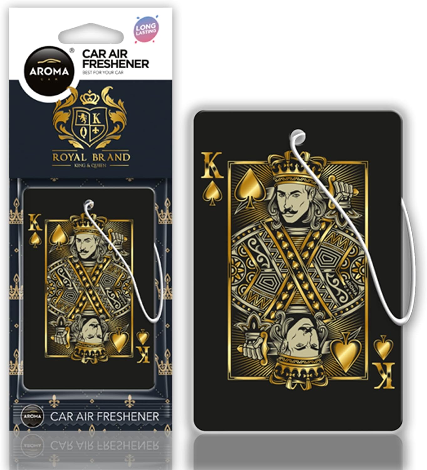 Aroma Royal Playing Card Car Air Freshener Poker KING