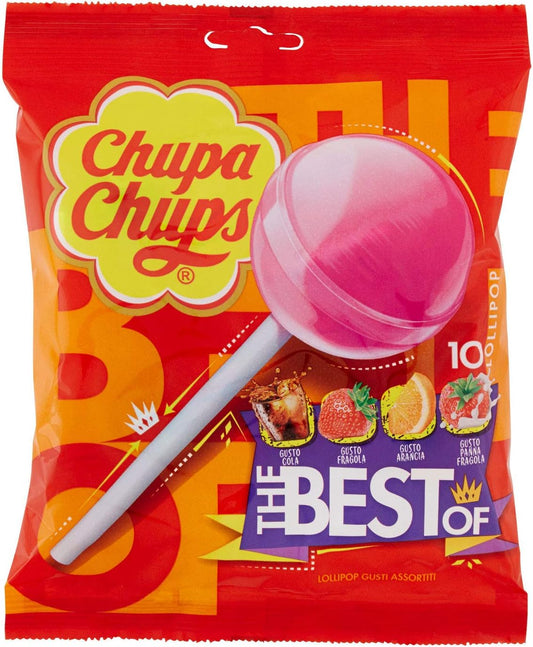 Chupa Chups The Best Of Lollipops (Pack of 10)