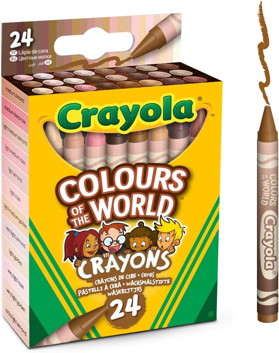 CRAYOLA Colours of the World Wax Crayons