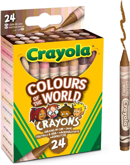 CRAYOLA Colours of the World Wax Crayons