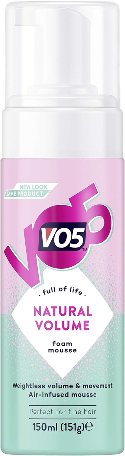 VO5 Natural Volume Foam Mousse 150ml