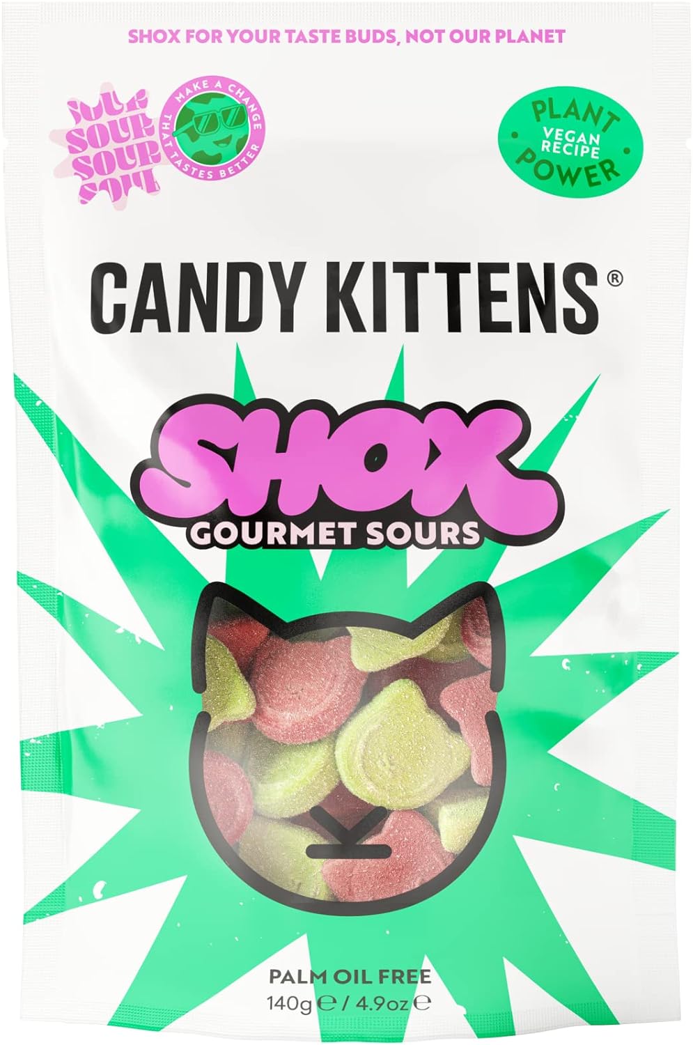 CANDY KITTENS SHOX Gourmet Sours 140g