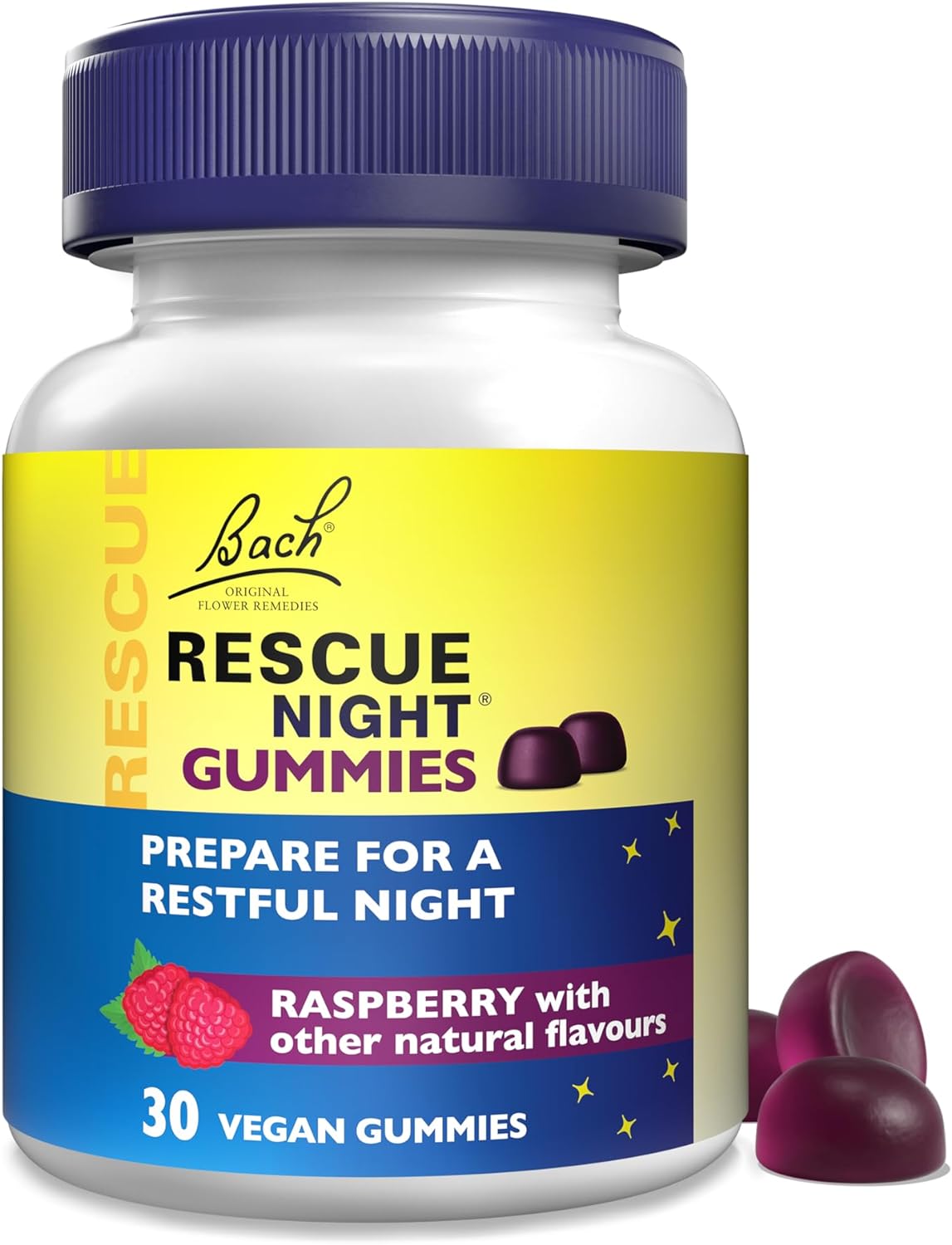 Bach Rescue Sleep Night Gummies Raspberry - Pack of 30