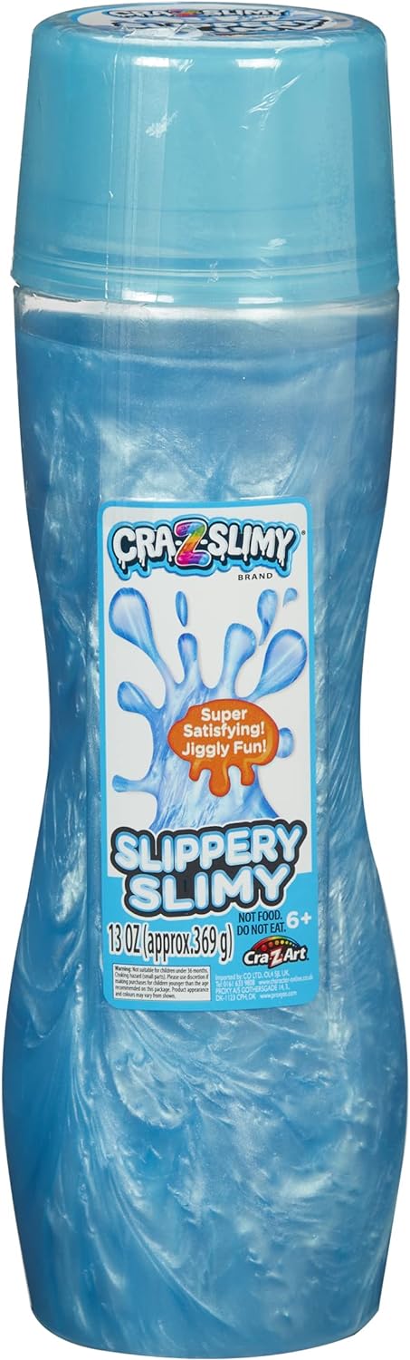 Cra-Z-Slimy Slippery Slime 13oz tube of liquid slime BLUE