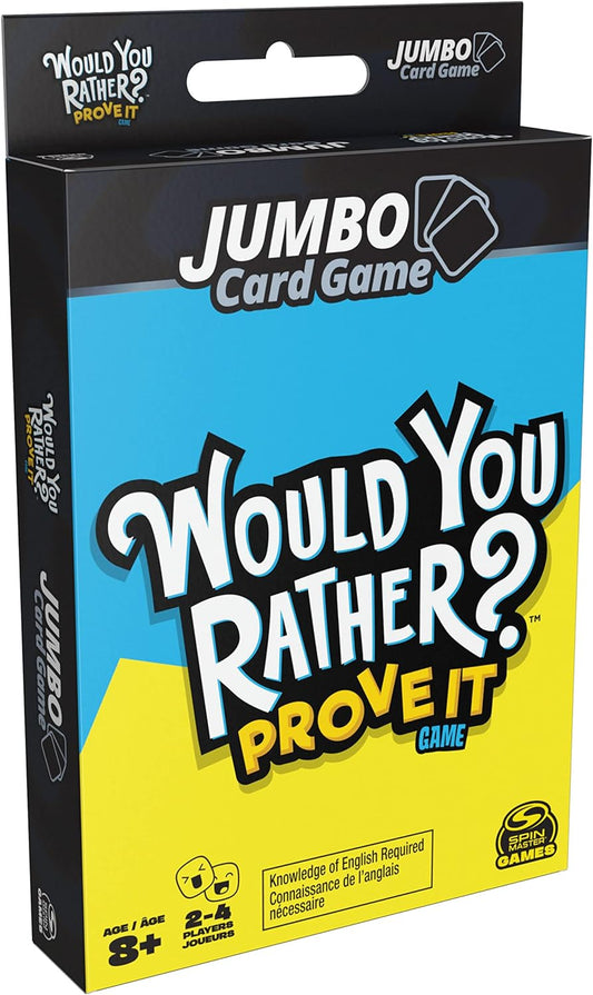 Would You Rather Prove It Card Game