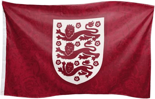 England Official 3 Lions EUROS Football Giant Flag