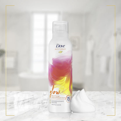 Dove Mousse Glow with Niacinamide Shower & Shave Foam 200ml