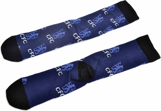 Chelsea FC All Over Print Adult Socks UK 8-11