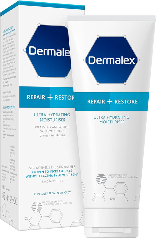 Dermalex Repair + Restore Cream for Dry Skin 200G