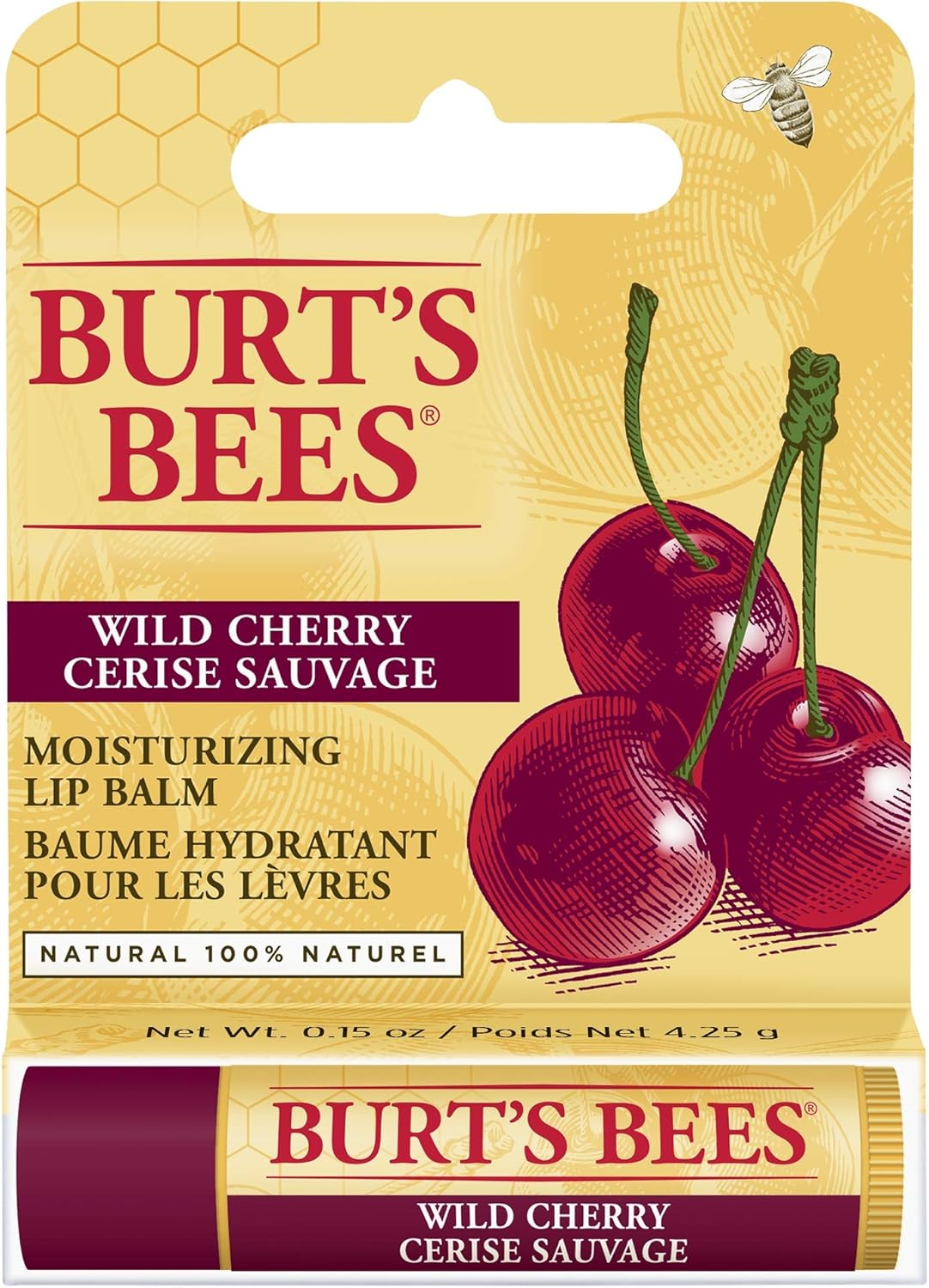 Burts Bees Wild Cherry Lip Balm