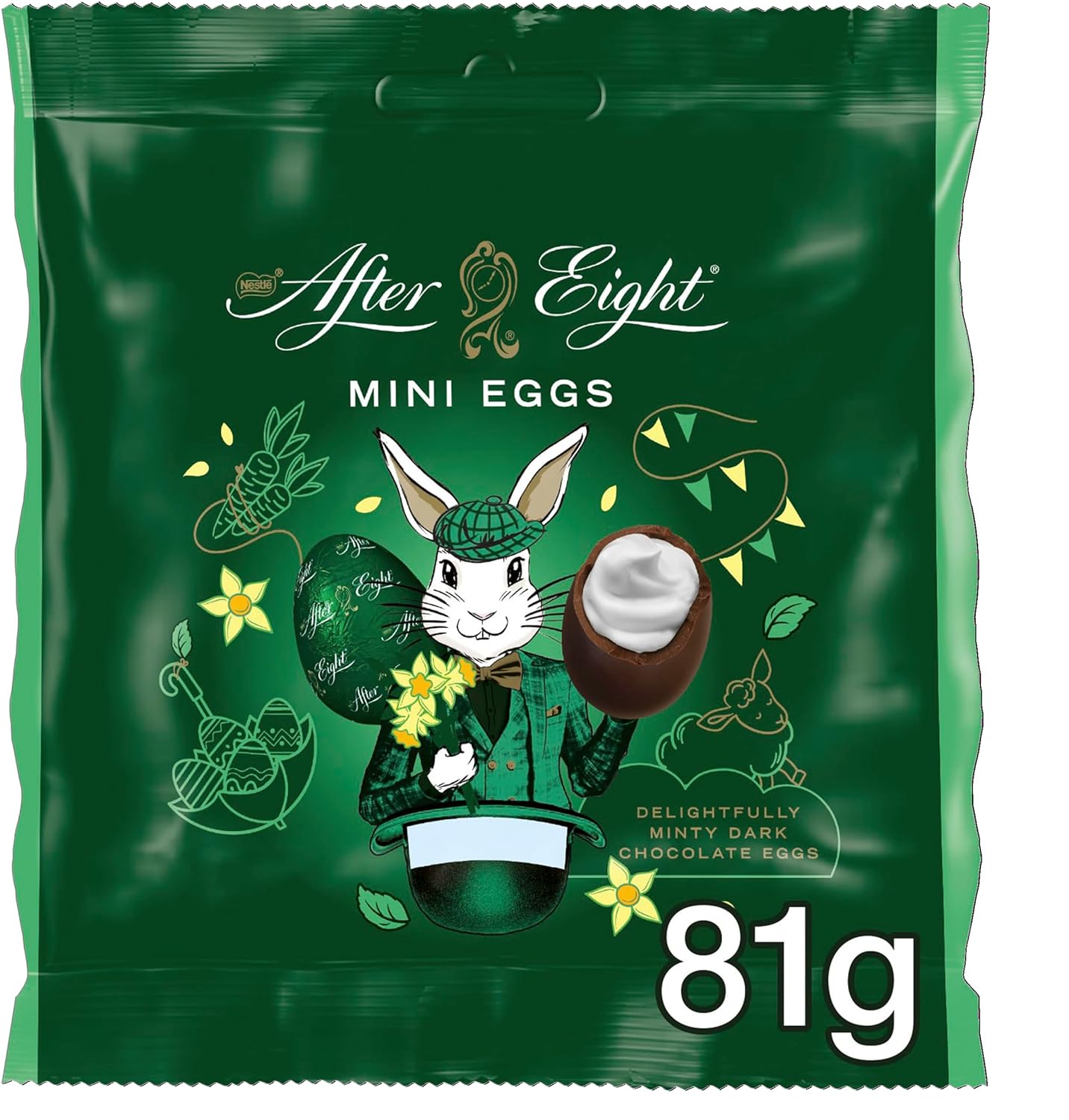 After Eight Dark Mint Chocolate Mini Eggs, Sharing Bag, 81g