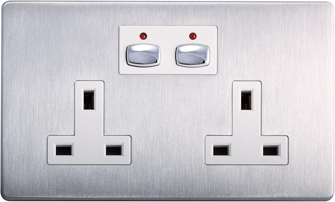 Energenie MiHome Smart Double Socket (Steel)