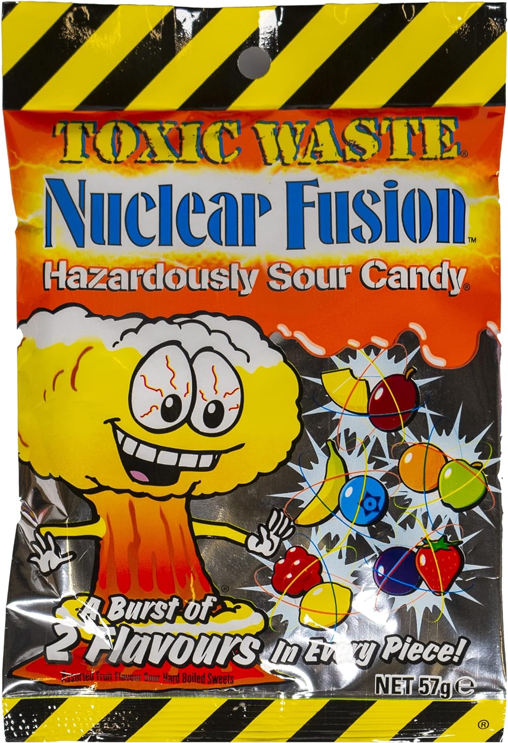 Toxic Waste Nuclear Fusion Sour Candy Bag