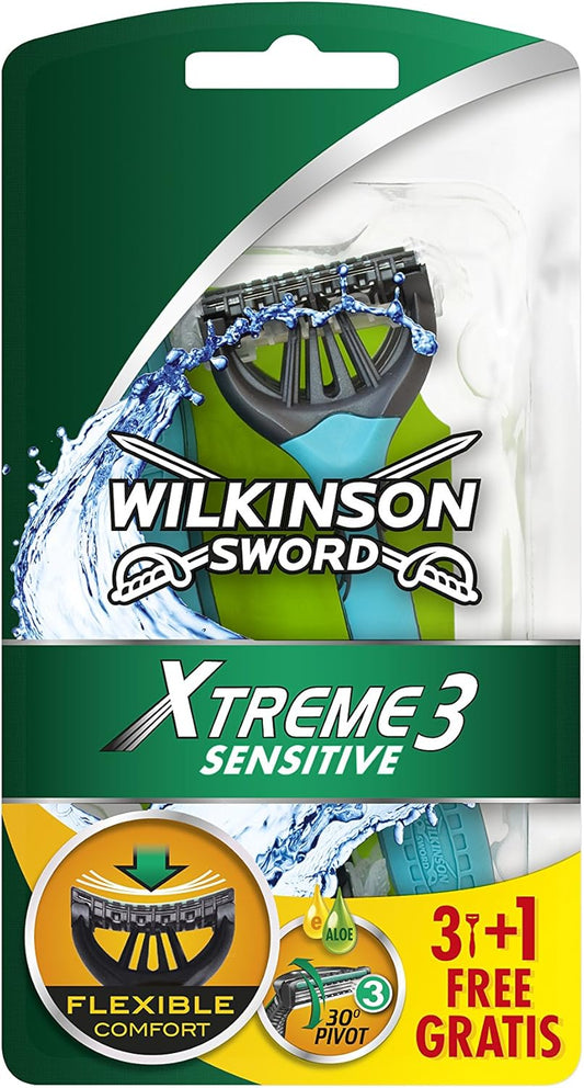 Wilkinson Sword Xtreme 3 Sensitive Disposable Razor 3PK