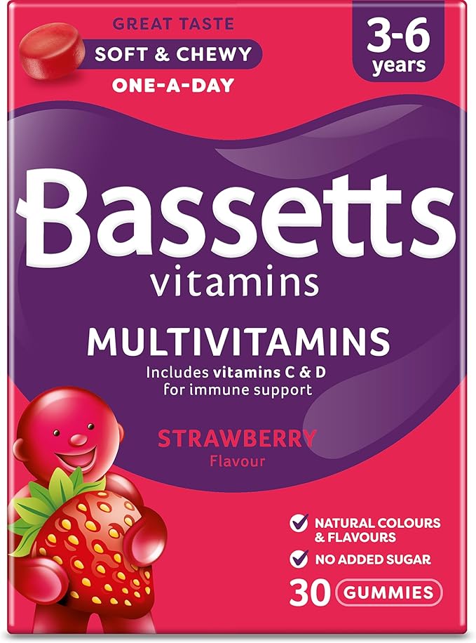 Bassetts Strawberry Flavour Multivitamins 30PK