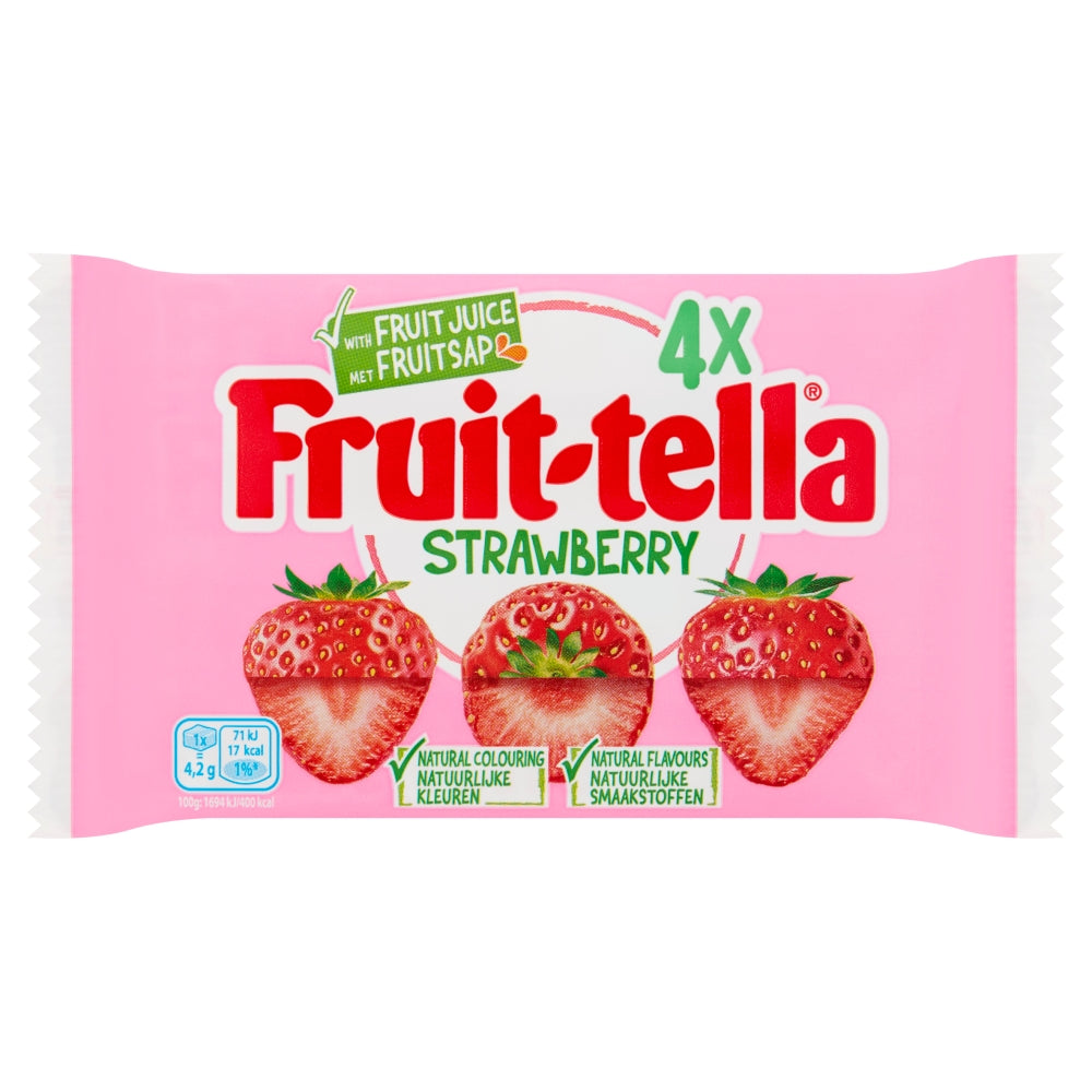 4 X 41G Fruittella Strawberry