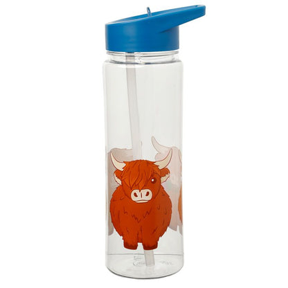 550ml Water Bottle Highland Coo Cow