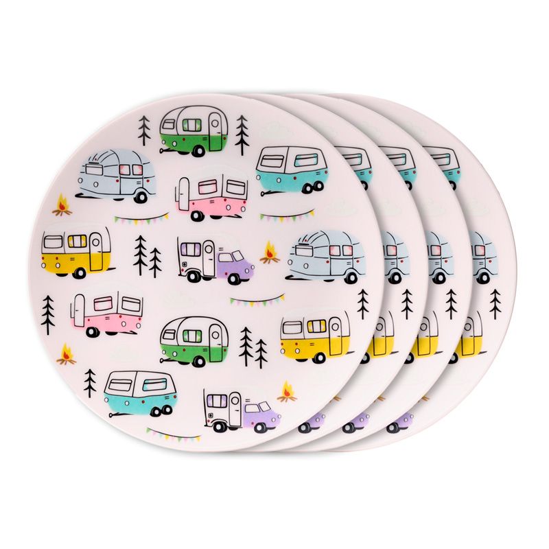 Wildwood Caravan Set of 4 RPET Picnic Plates