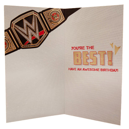 WWE Birthday Card Title Belt