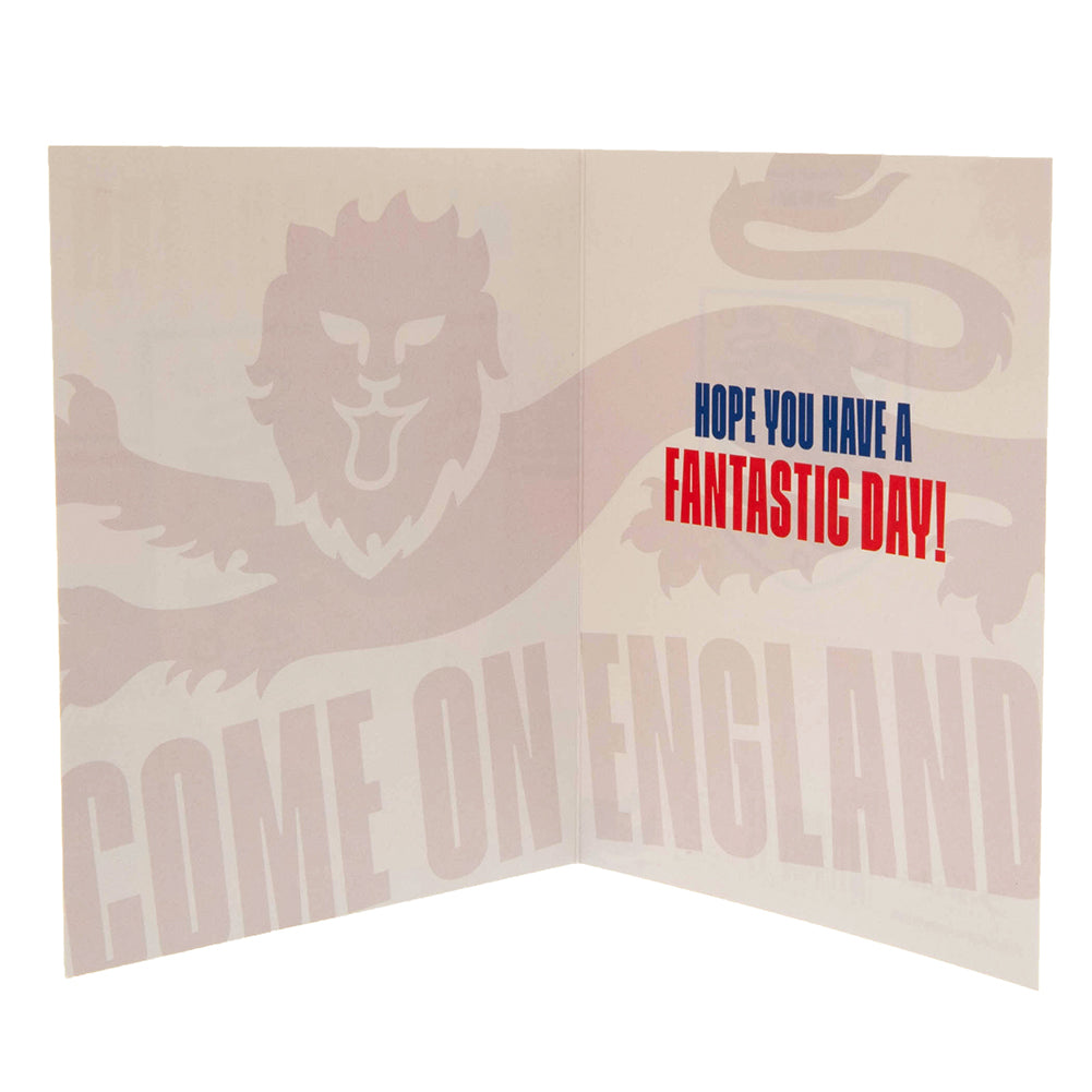 England FA NO.1 Fan Birthday Card