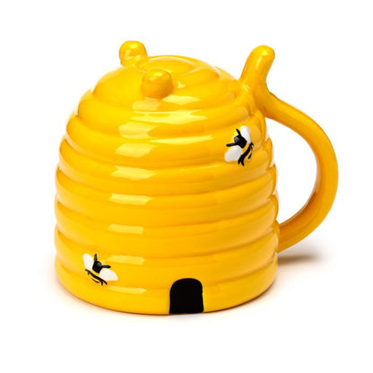 Beehive Upside Down Ceramic Shaped Mug