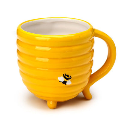 Beehive Upside Down Ceramic Shaped Mug