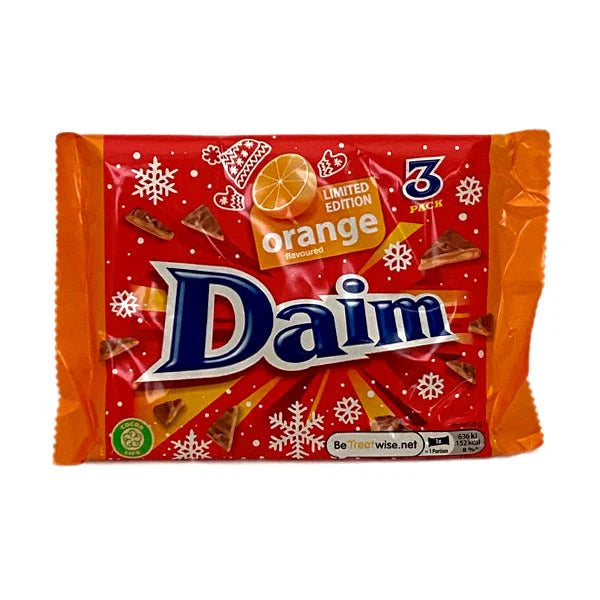 Daim Orange Chocolate Bar Multipack 3 x 28g