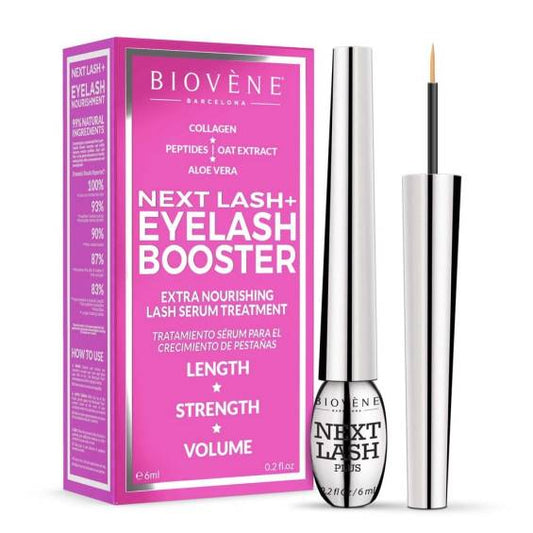 Biovène Next Lash Plus+ Serum for Dramatic Eyelashes - Growth Serum for Lashes - For More Beautiful Eyelashes - Consists of Essential Vitamins - For Voluminous, Natural Eyelashes (6 ml), (Pack of 1)