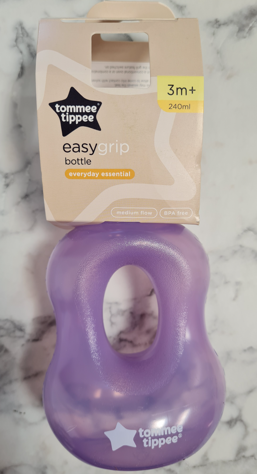 Tommee Tippee Easy Grip Everyday Essential BPA FREE 240ML Bottle