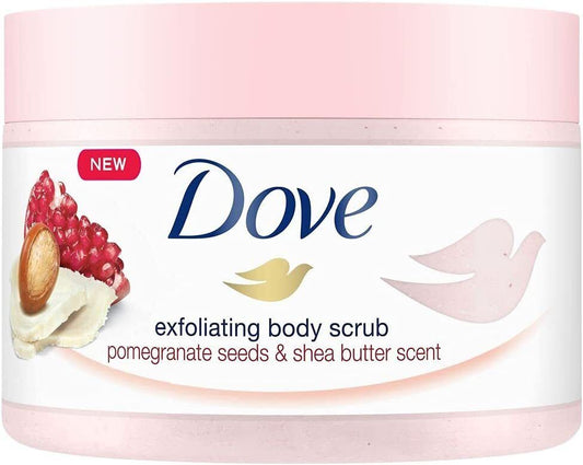 Dove Exfoliating Body Scrub Pomegranate Seeds & Shea Butter Scent 225ml