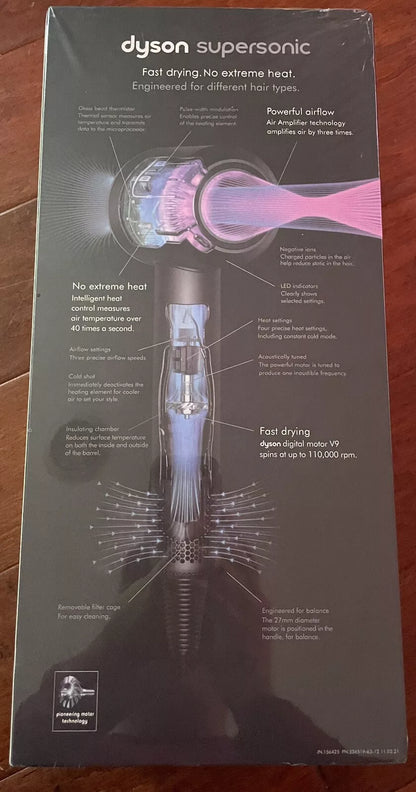 Dyson Supersonic Hair Dryer HD08 Blue Special Edition Prussian Blue/ Rich Copper.