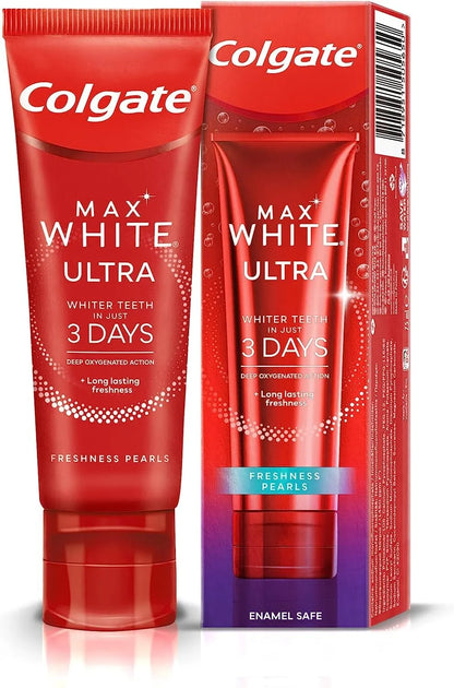 Colgate Max White Ultra Freshness Pearls Teeth Whitening Toothpaste 75ml