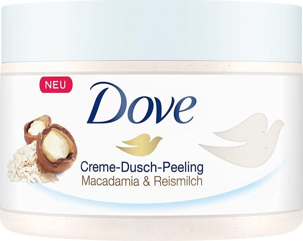 Dove Exfoliating Body Polish Macadamia & Rice Milk Body Scrub 225ml